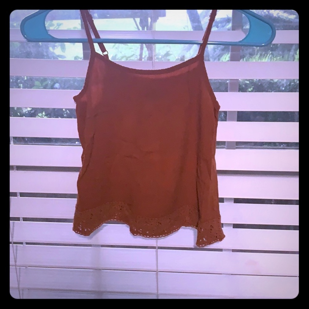 Orange blouse